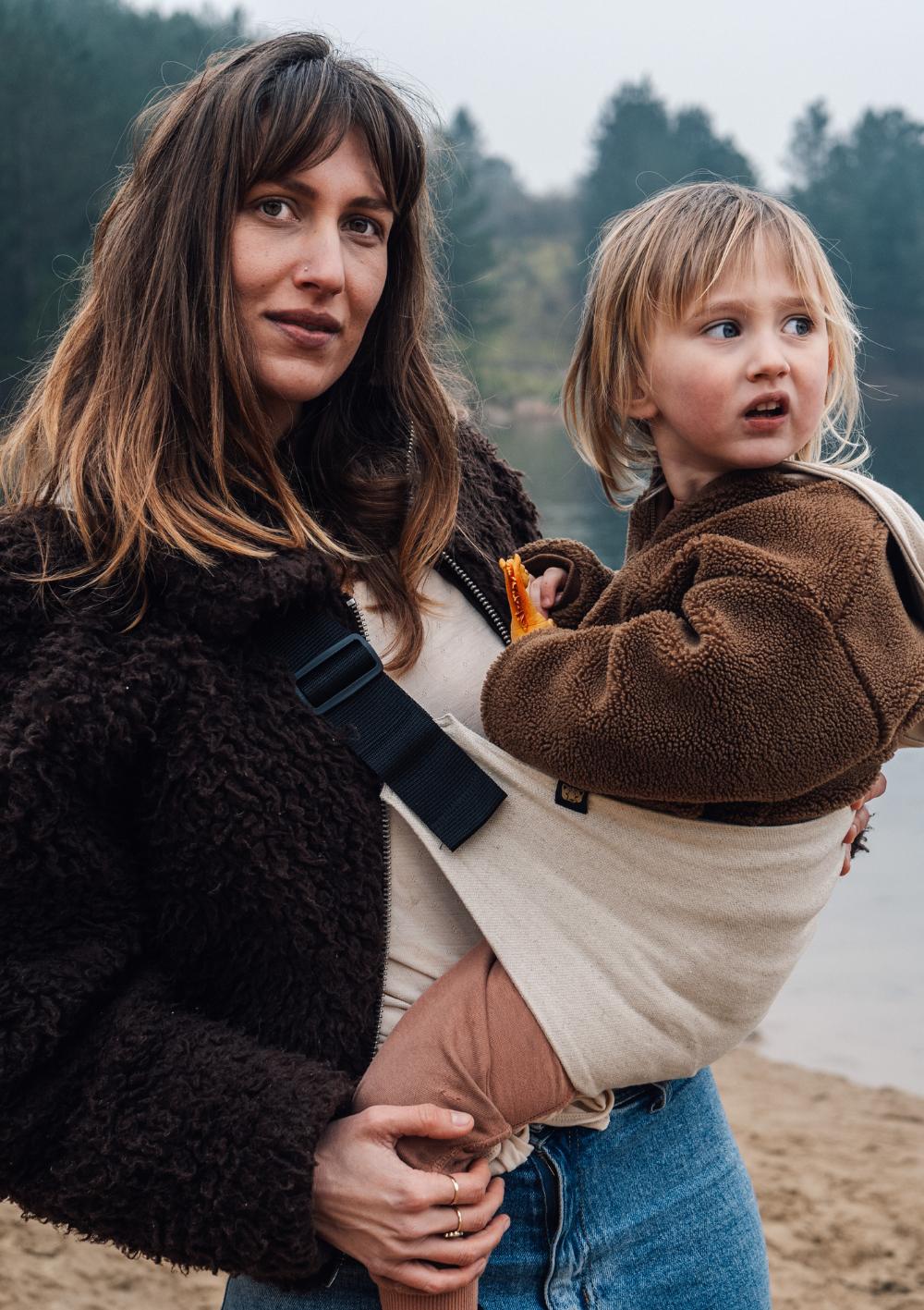 Wildride Kindertrage Leinen Sand