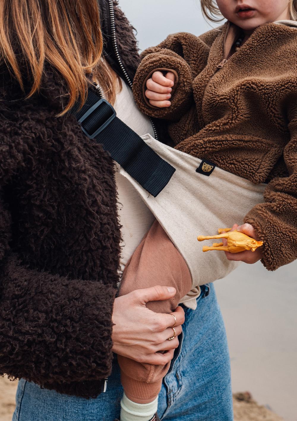 Wildride Kindertrage Leinen Sand