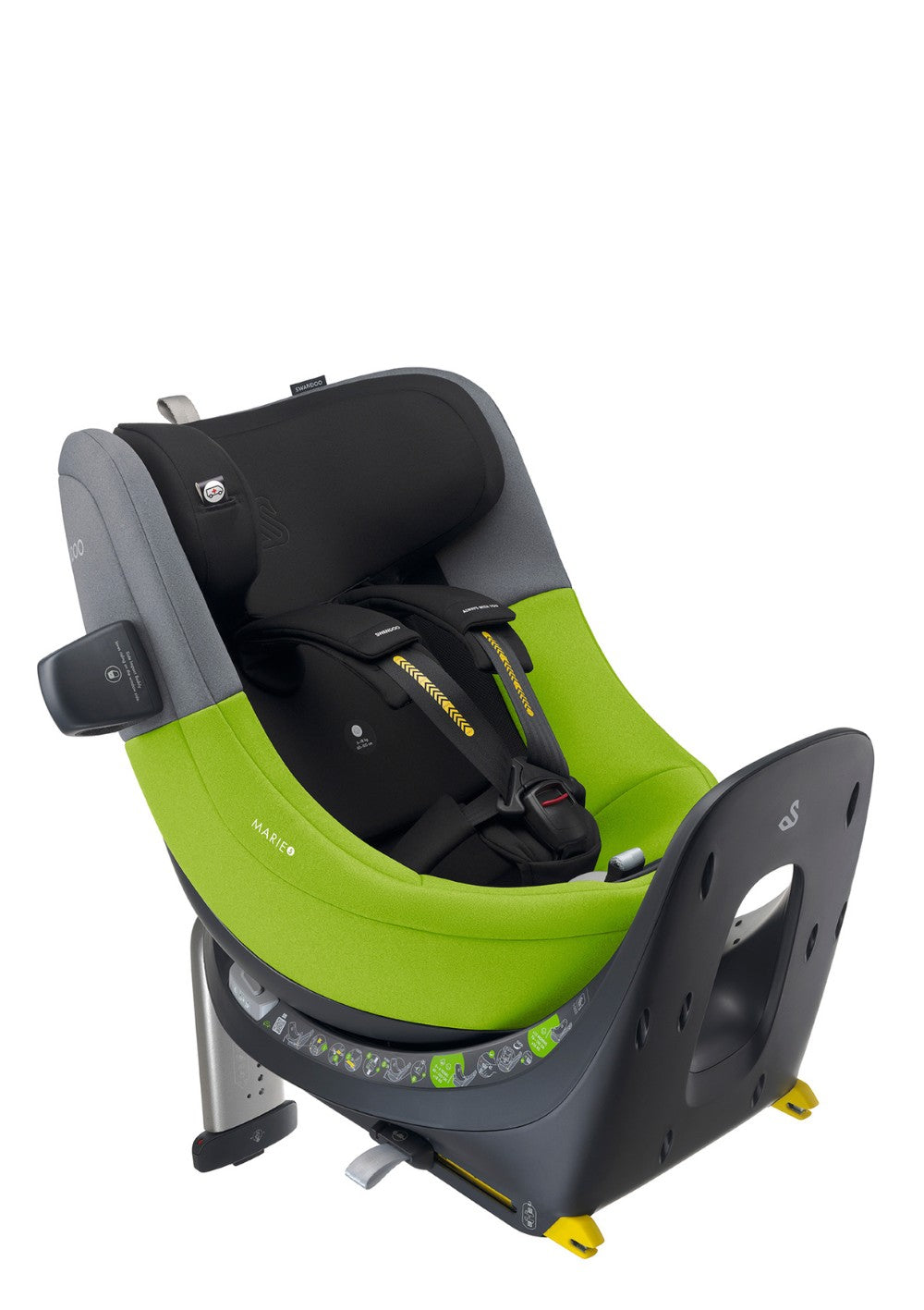 Swandoo Kindersitz Marie5 i-Size Lime/Sesame Grey