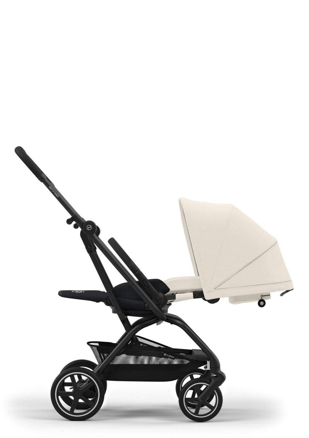 Cybex Eezy S Twist+2 Black/Canvas White