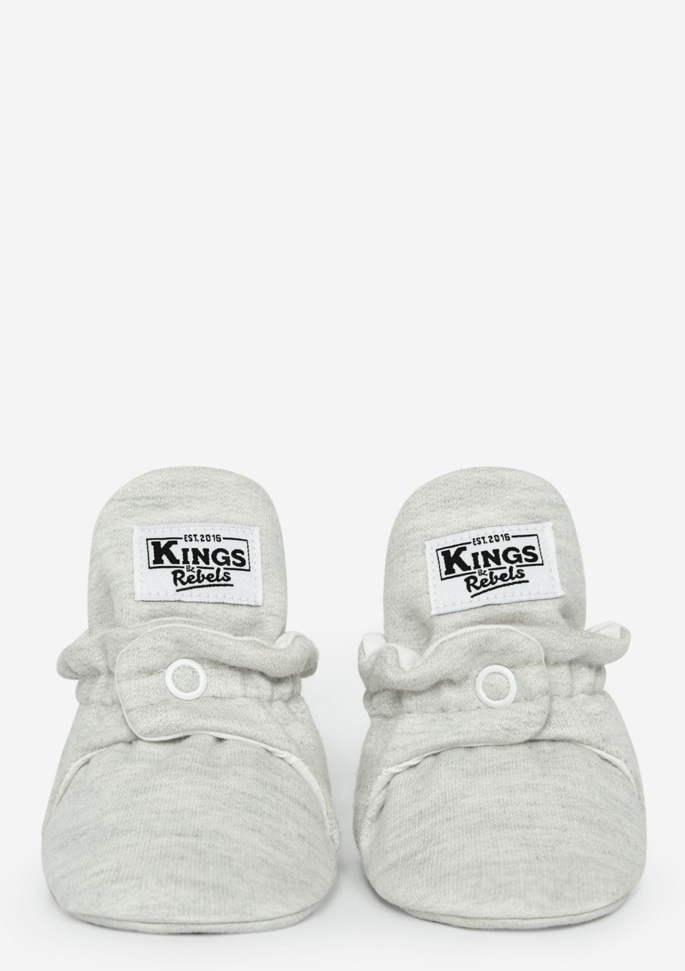 Kings & Rebels Kings & Rebels Booties Cotton Light Grey