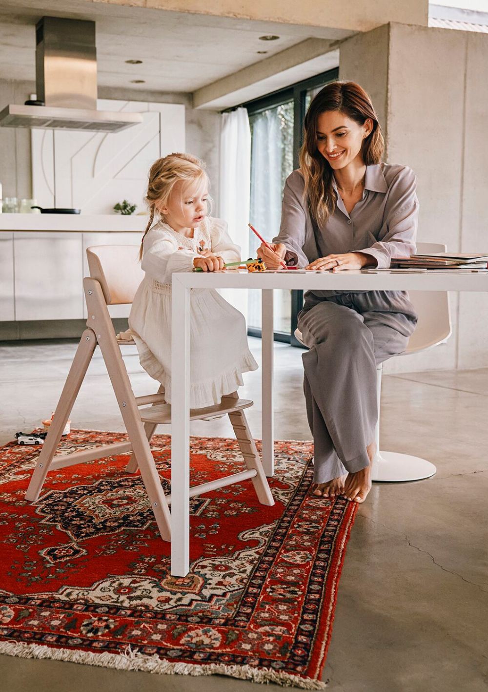 Cybex Hochstuhl Click & Fold 3-in-1 Set All Natural