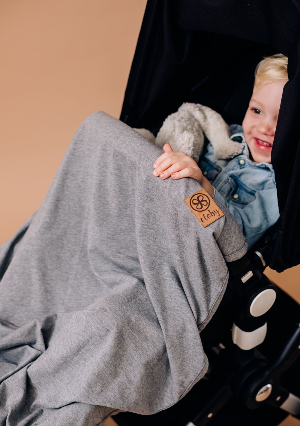 Cloby Multifunktionale UV-Decke UPF 50+ Stone Grey