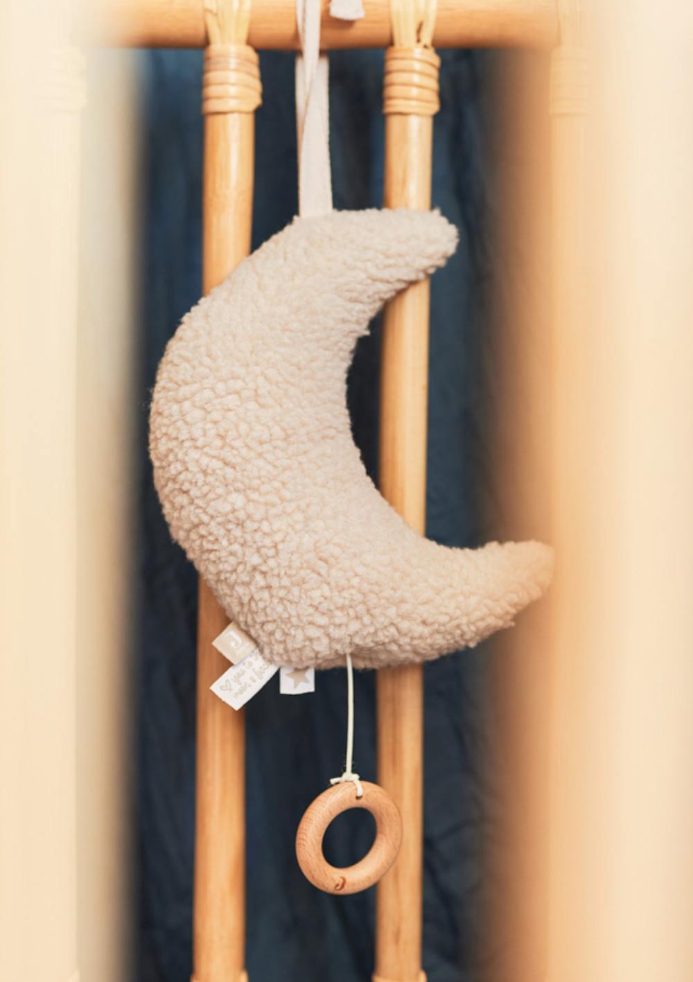 Jollein Spieluhr 'Moon' Nougat