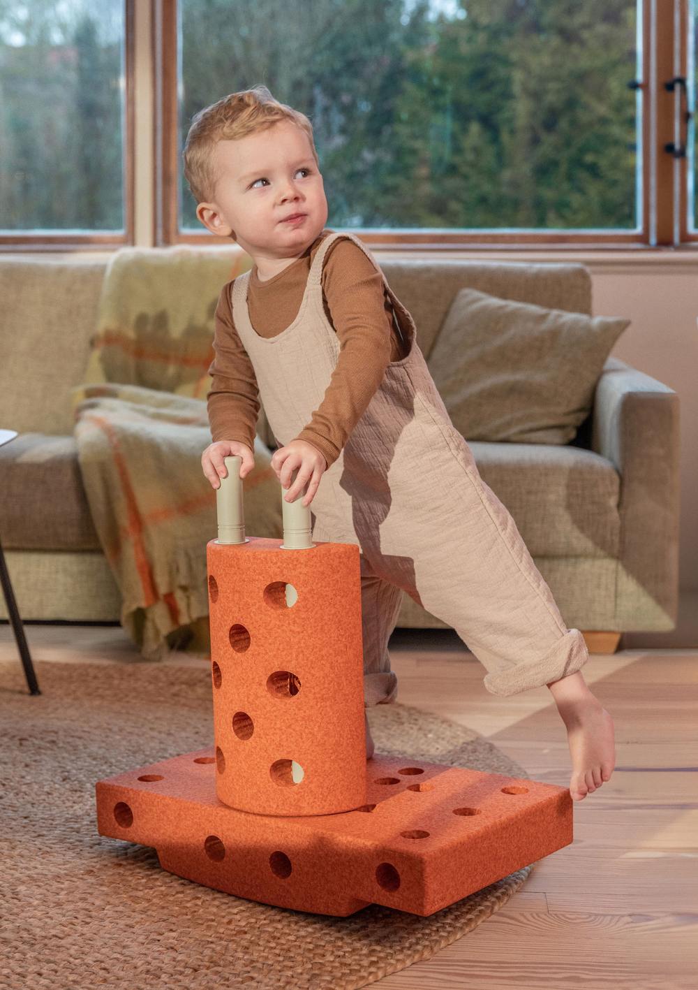 MODU Bauspielzeug 'Curiosity-Set' 14-teilig Burnt Orange / Dusty Green