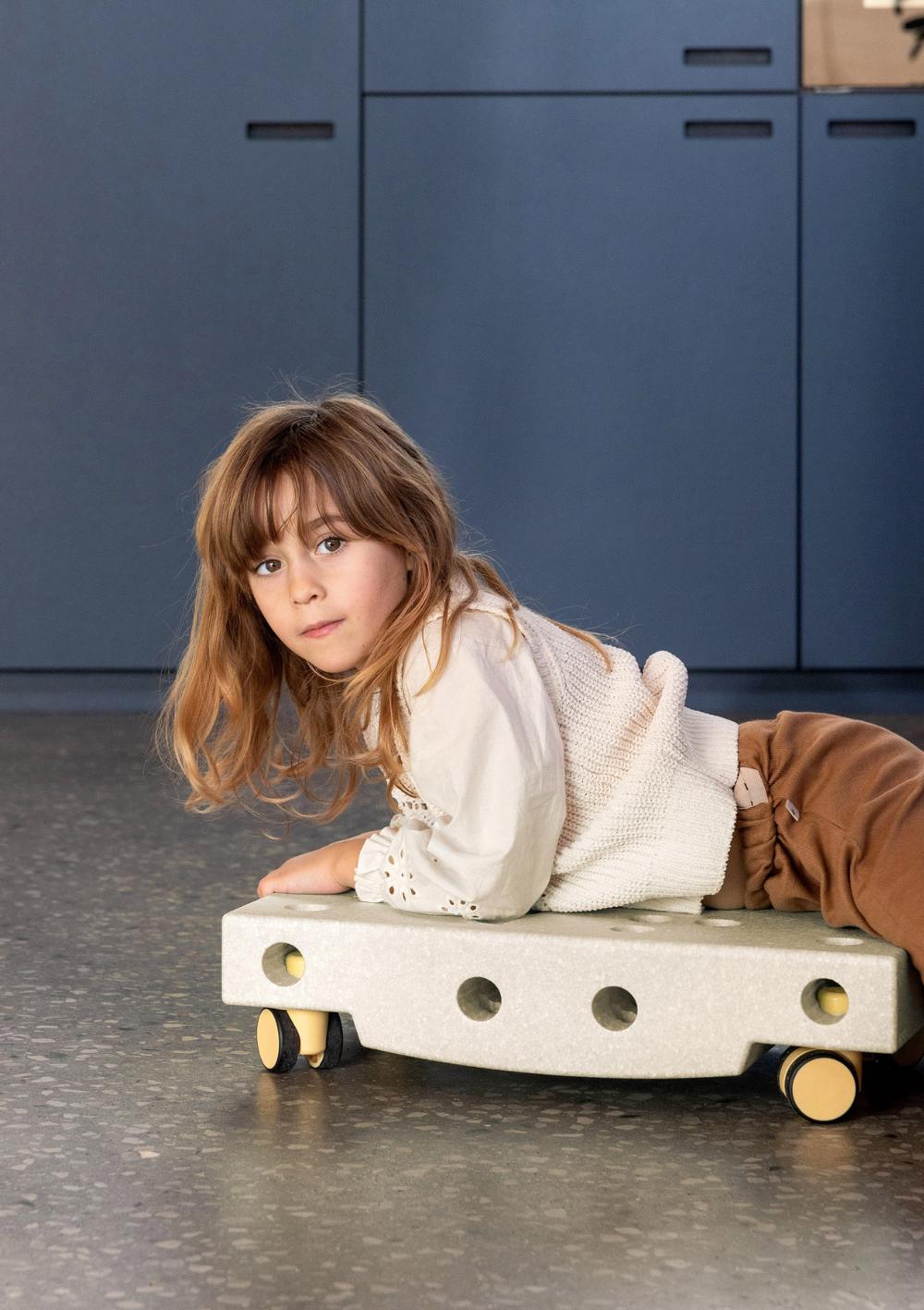 MODU Bauspielzeug 'Curiosity-Set' 14-teilig Sand Grey / Honey Yellow