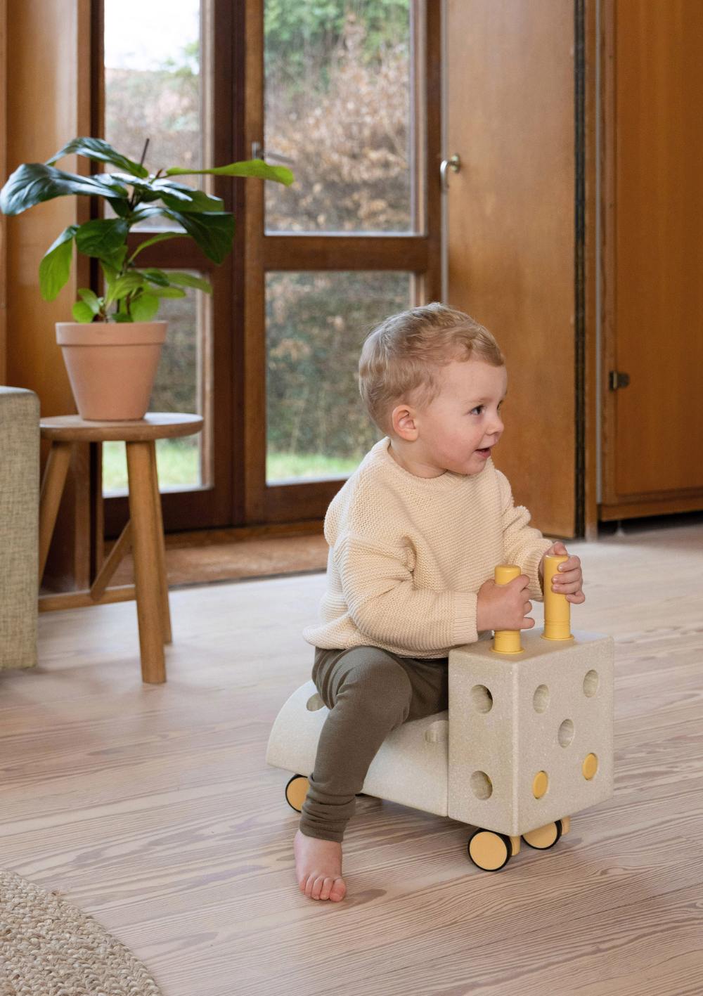 MODU Bauspielzeug 'Curiosity-Set' 14-teilig Sand Grey / Honey Yellow