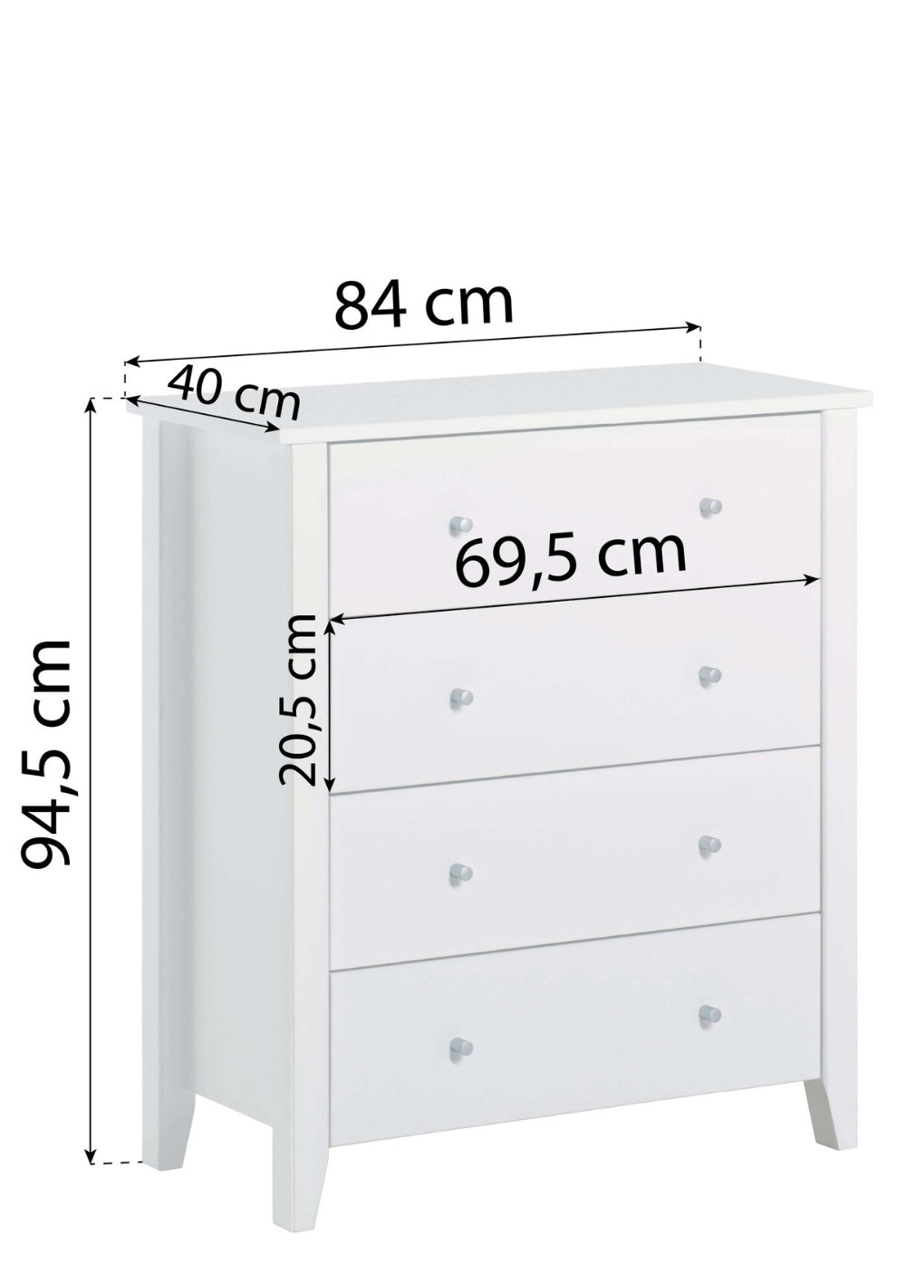 Hoppekids (Wickel-)Kommode 'CHRISTIAN'