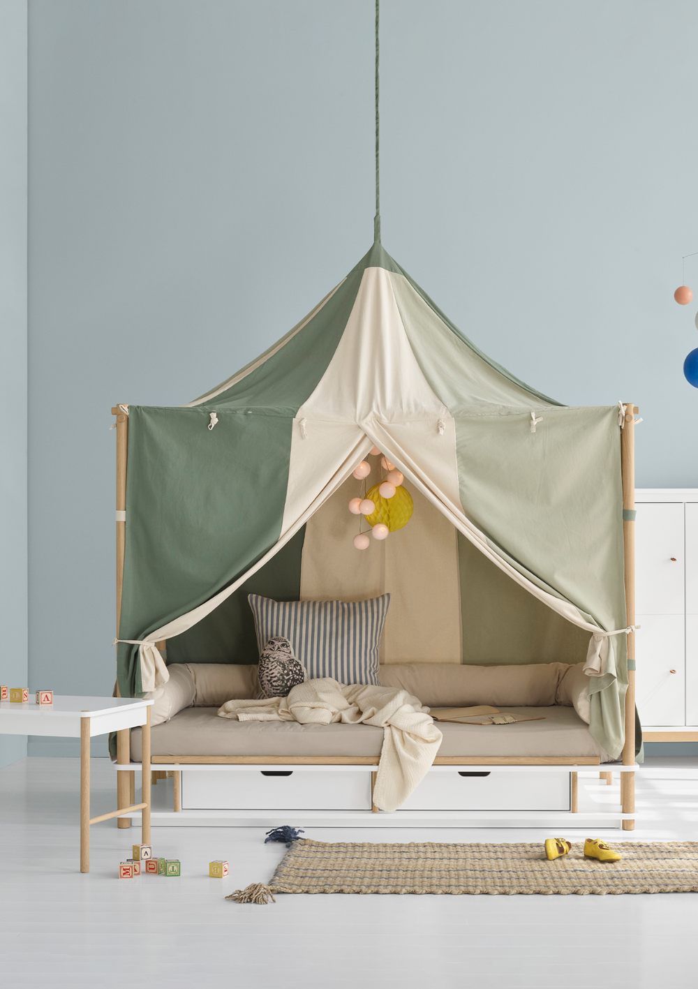bett zelt kinder Oliver Furniture 'Camp' Betthimmel Circus