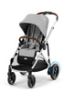 Kinderwagen 'e-Gazelle S' Silver / Stone Grey