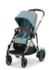 Kinderwagen 'e-Gazelle S' Taupe / Stormy Blue