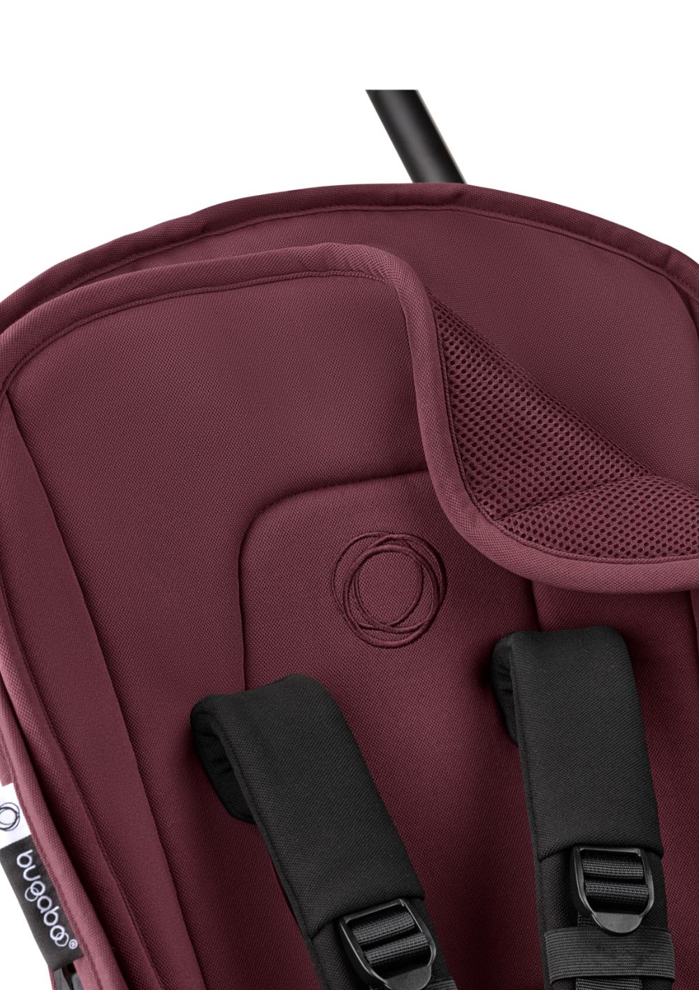 Bugaboo Doppel-Komfort Sitzauflage Dunkles Kirschrot