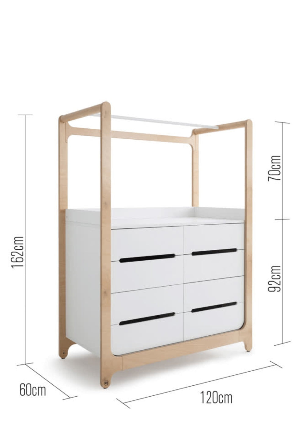 Rafa-kids H (Wickel-)Kommode White