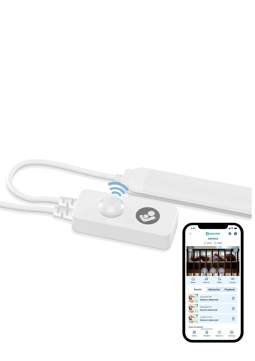 Maxi-Cosi Connected Home Glow Unterbettbeleuchtung