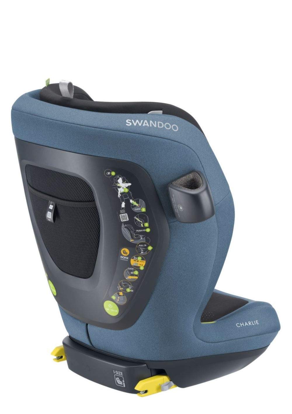 Folgesitz 'Charlie i-Size' Blueberry