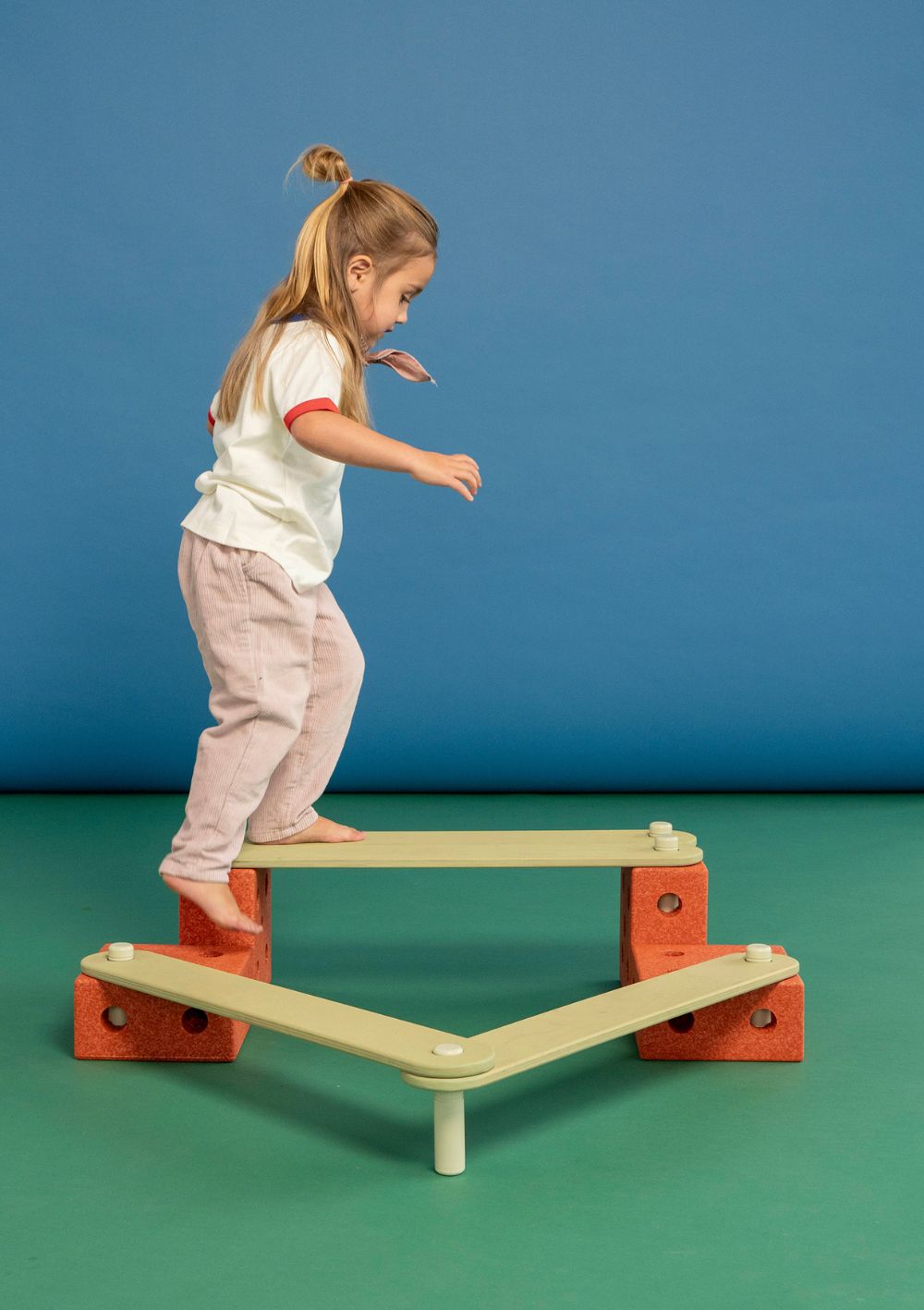 MODU Balance Track-Set 17-teilig Burnt Orange / Dusty Green