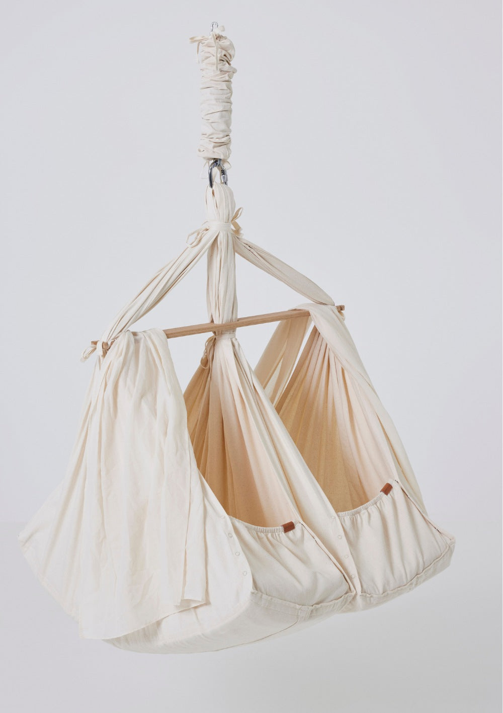 Membantu Federwiege Premium für Zwillinge Natur