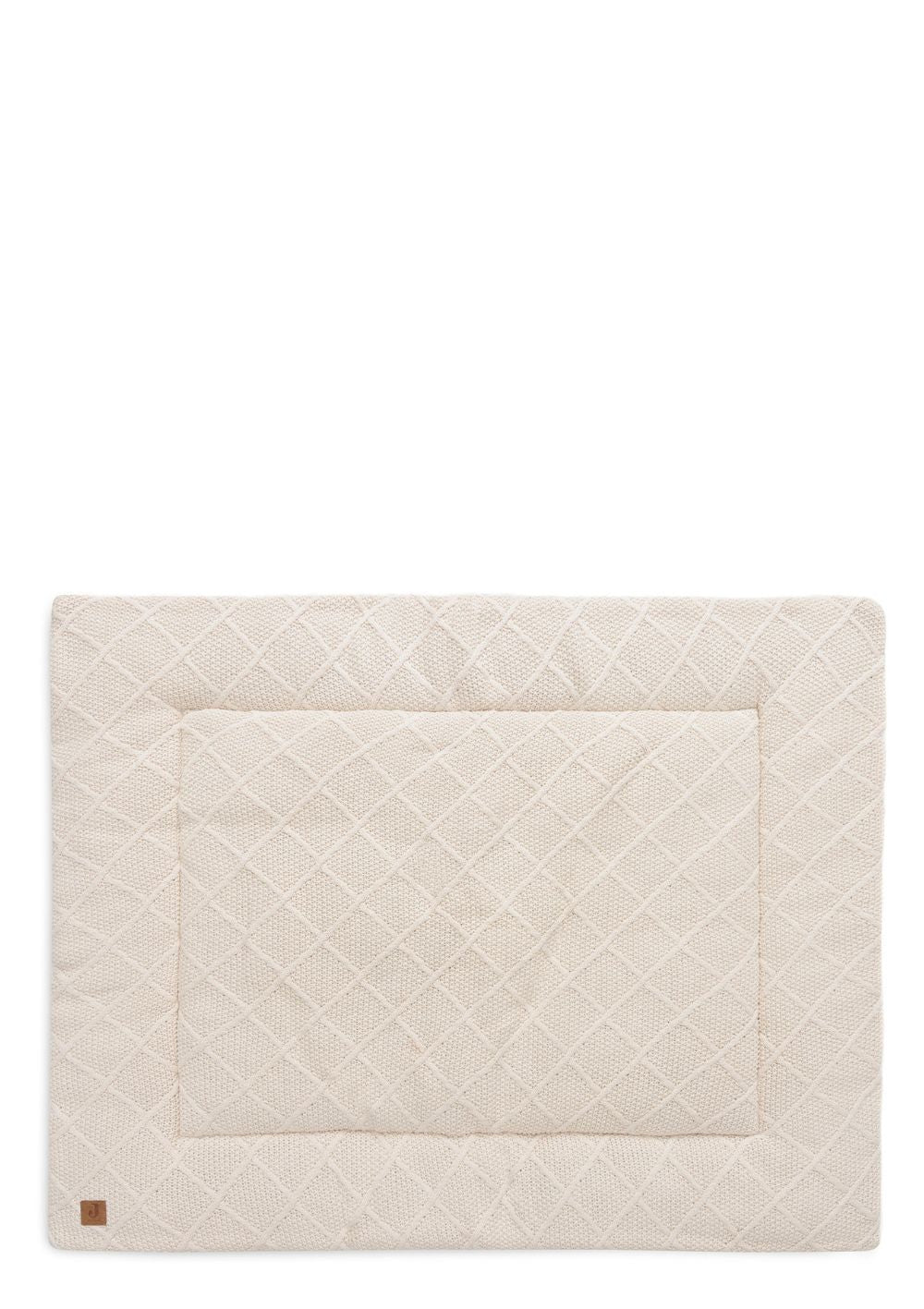 Jollein Krabbeldecke 'Check Knit' Oatmeal