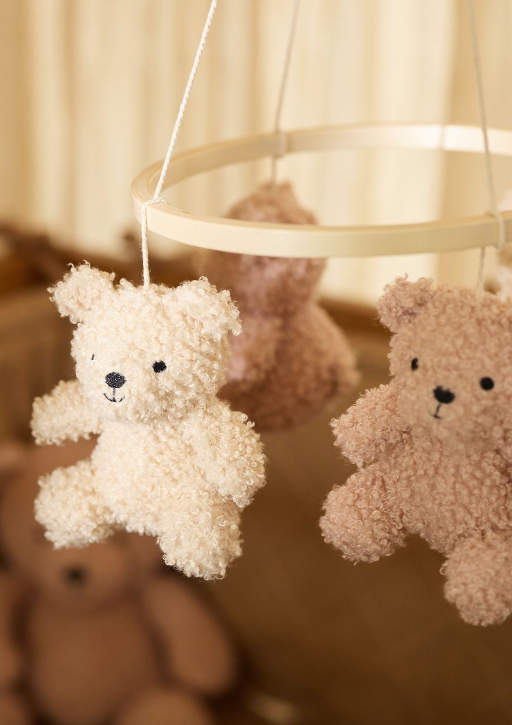 Jollein Baby Mobile 'Teddy Bear' Wild Rose