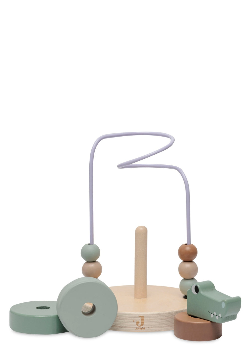 Jollein Holz Motorikschleife 'Jungle Jambo' Croco