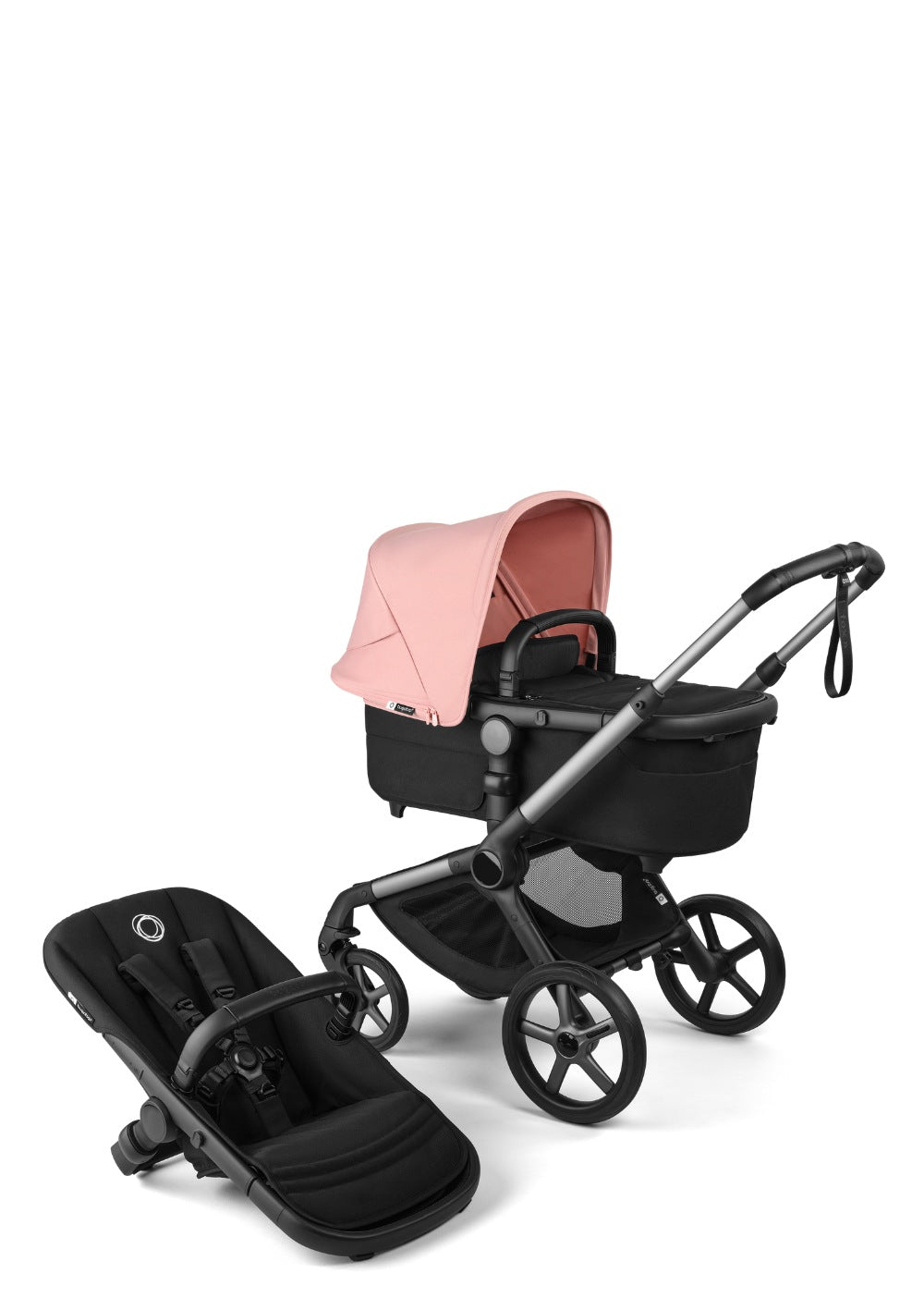 Kinderwagen-Set 'Fox 5 Renew – designed by you' Graphit / Heritage-Schwarz
