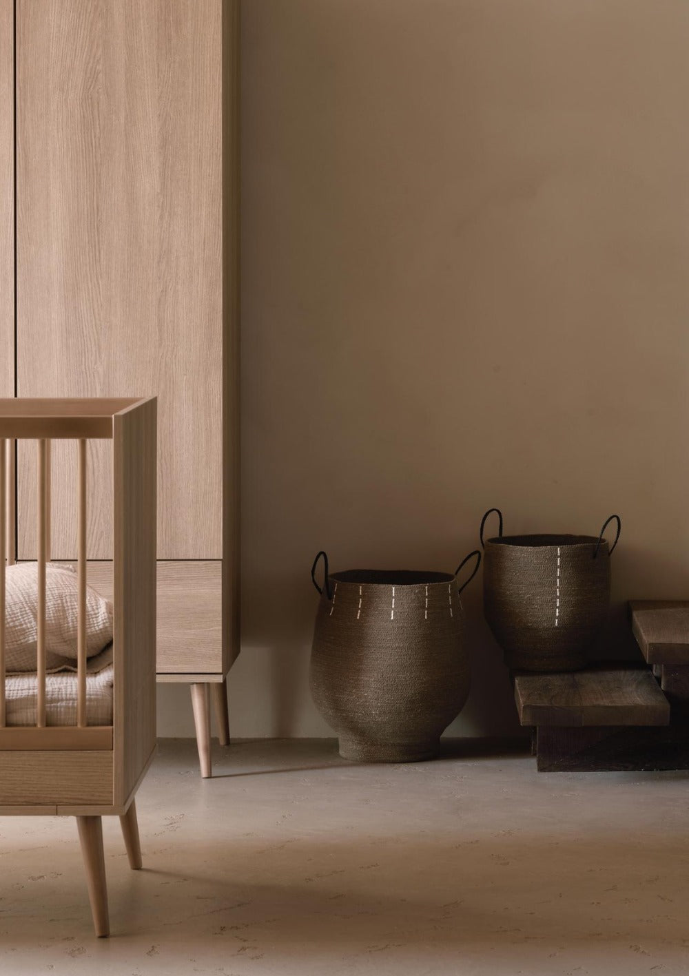 Quax 3er-Set Aufbewahrungskörbe Cacao