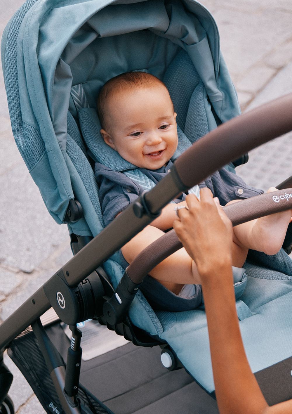 Cybex Gold Balios S LUX Kinderwagen Stormy Blue