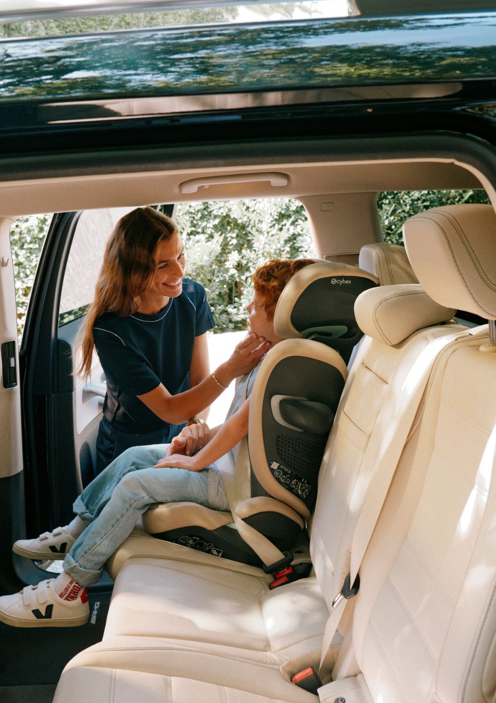 Cybex Kindersitz 'Solution G2 i-Fix' PLUS Almond Beige