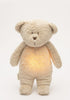 Einschlaf-Teddybär mit Licht 'Organic Humming Bear 2.0' sand natur