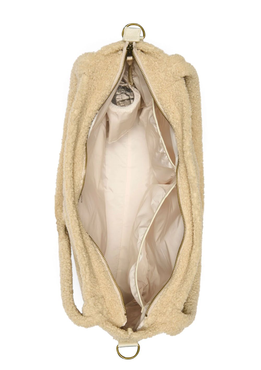 Wickeltasche 'Teddy Diaper Bag' Ecru Hearts