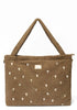 Wickeltasche 'Teddy Diaper Bag' Brown Hearts