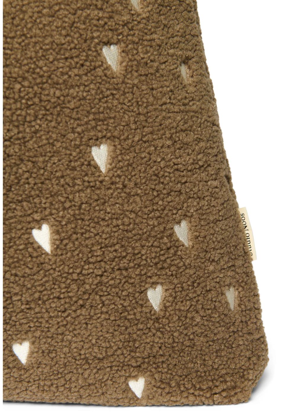 Studio Noos Tasche 'Teddy Mom-Bag' Brown Hearts