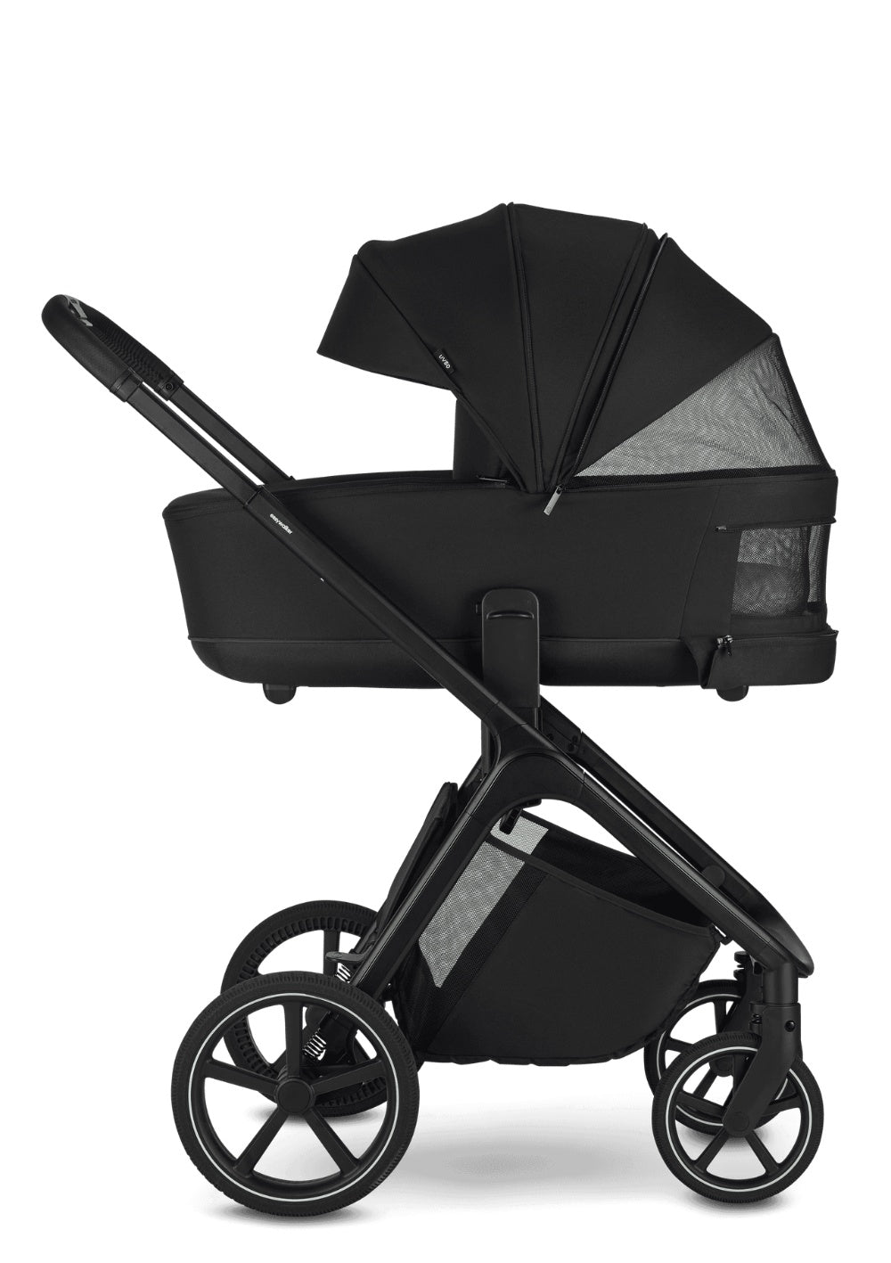 Easywalker Zoey Kinderwagen-Set Pure Black