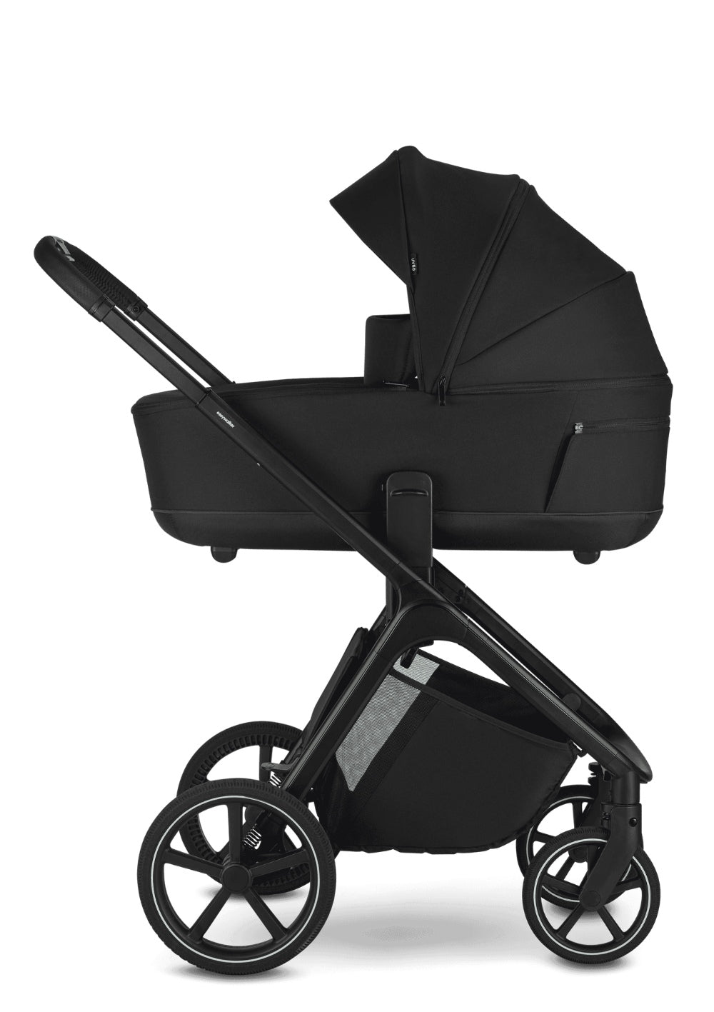 Easywalker Zoey Kinderwagen-Set Pure Black