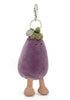 Taschen- und Schlüsselanhänger 'Vivacious Aubergine'