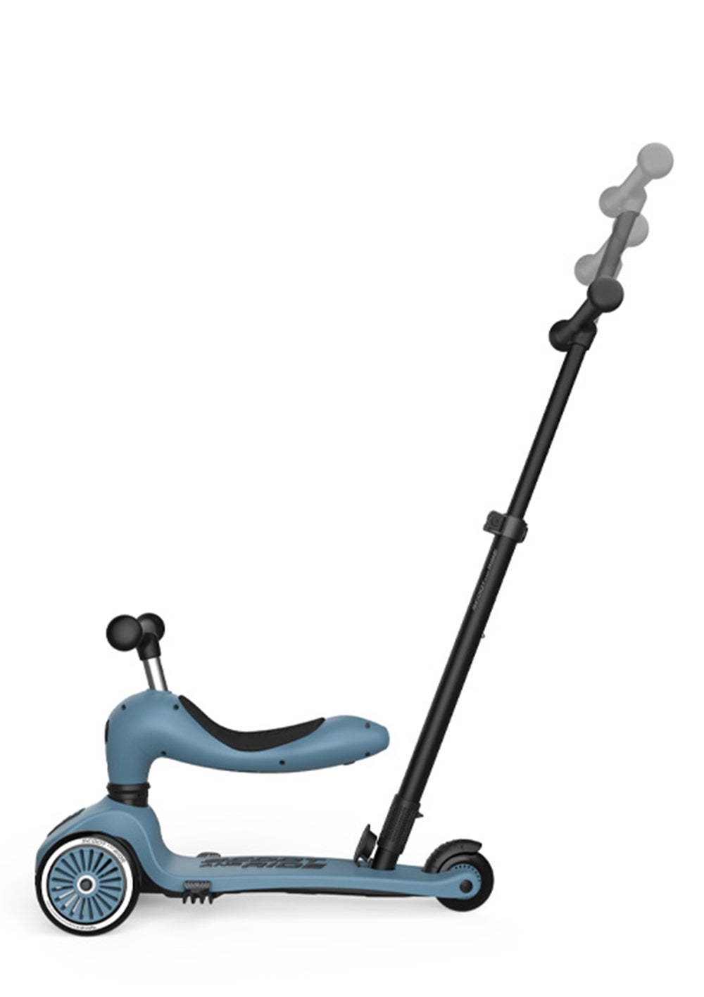 Scoot & Ride 2in1 Kickboard 'Highwaykick 1 Push & Go' steel