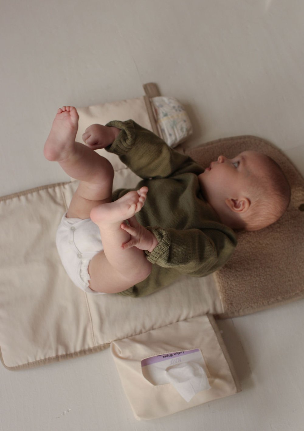 Studio Noos Wickelunterlage 'Changing Mat Plus' Ecru