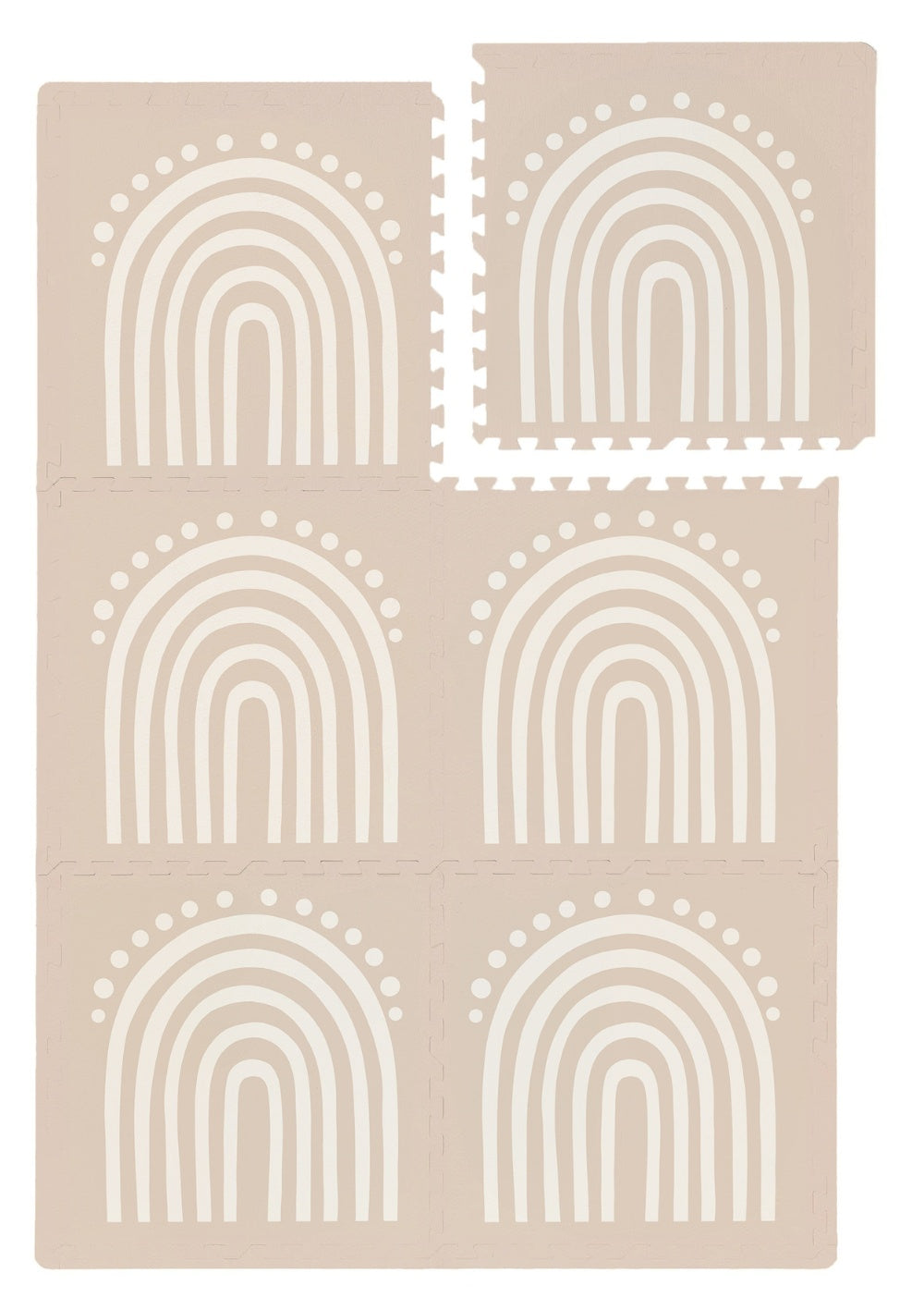 Funzy Spielmatte 'Arch' Bliss Beige 120 x 180 cm
