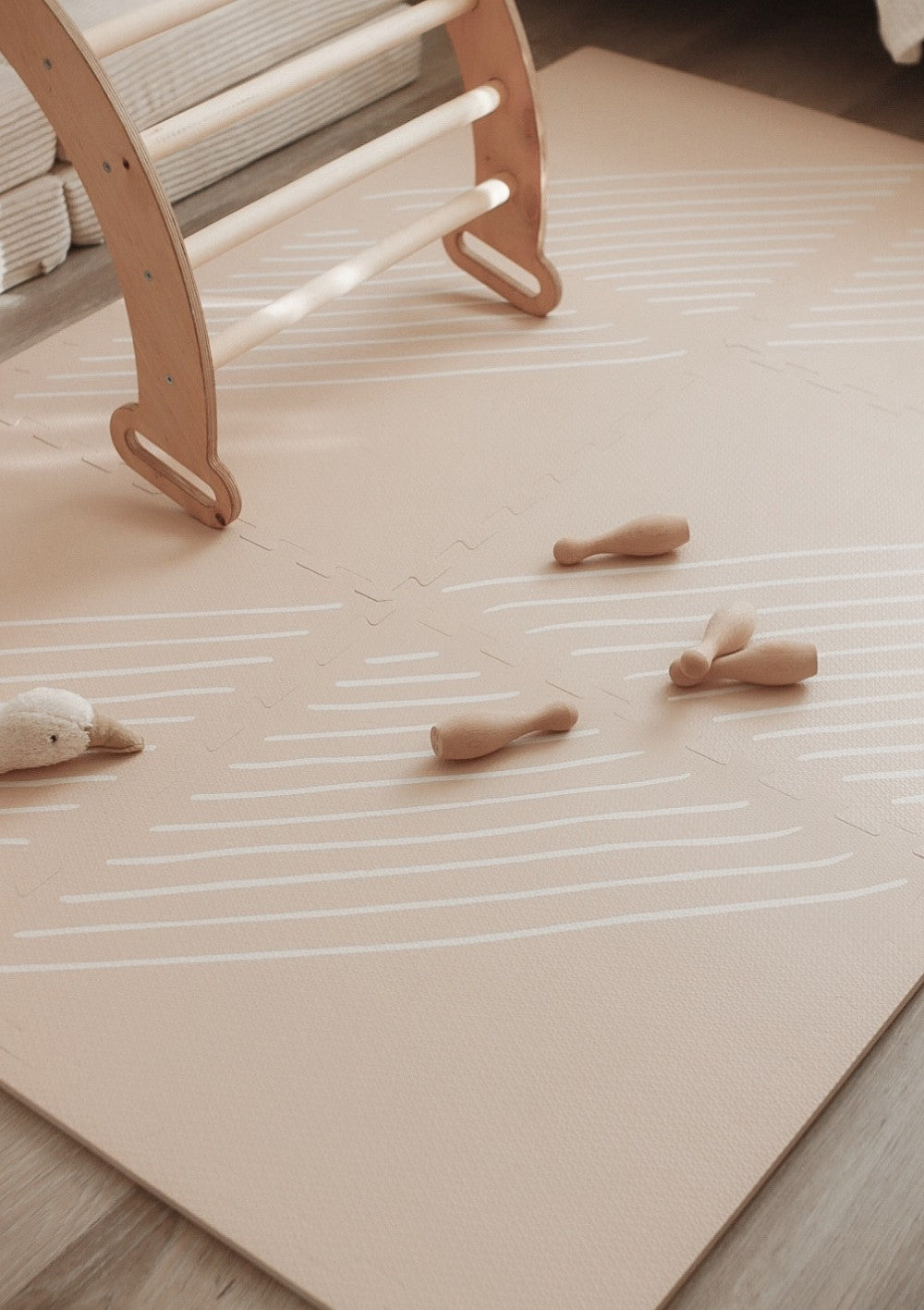 Funzy Spielmatte 'Trails' Bliss Beige 120 x 180 cm