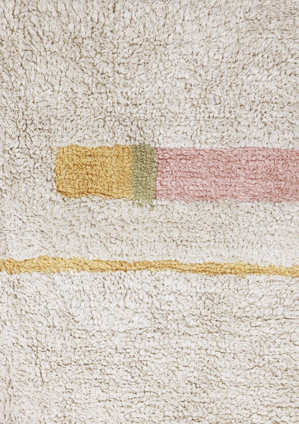 Lorena Canals Teppich 'Lanes Vintage' Nude 130 x 90 cm