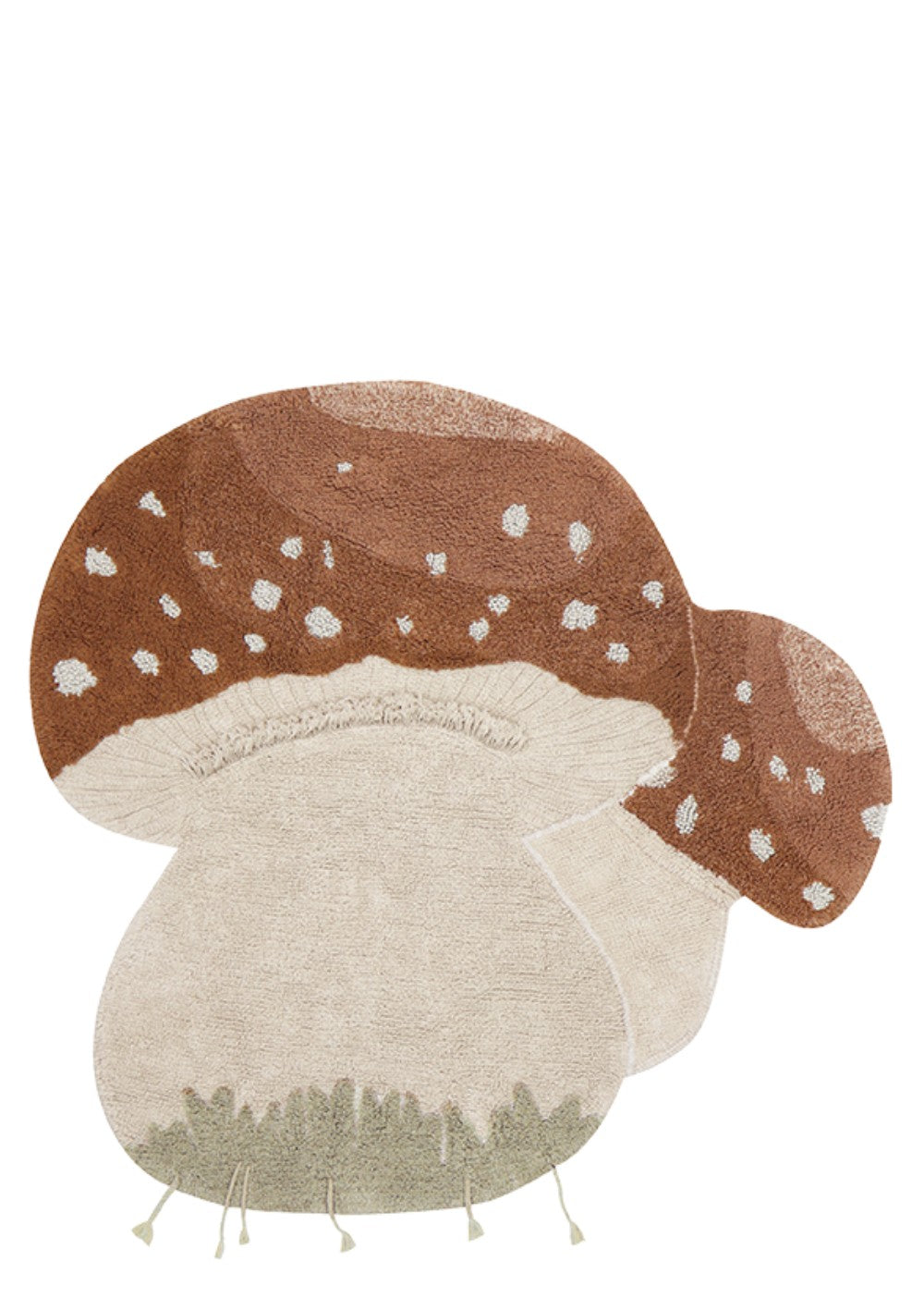 Lorena Canals Teppich mit Pilz-Motiv 'Boletus' 120 x 120 cm