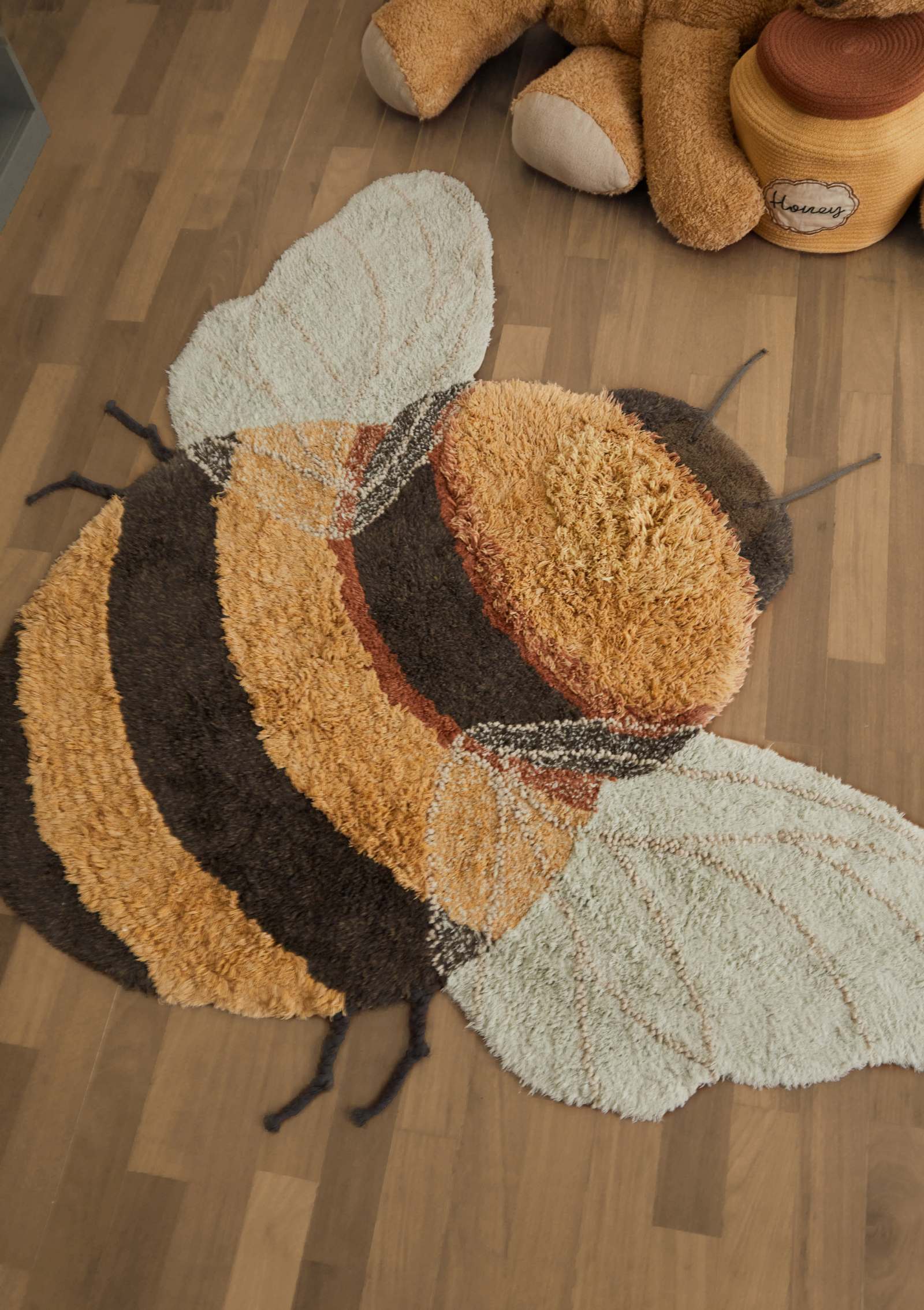 Lorena Canals Teppich mit Tiermotiv 'Bee' 150 x 115 cm