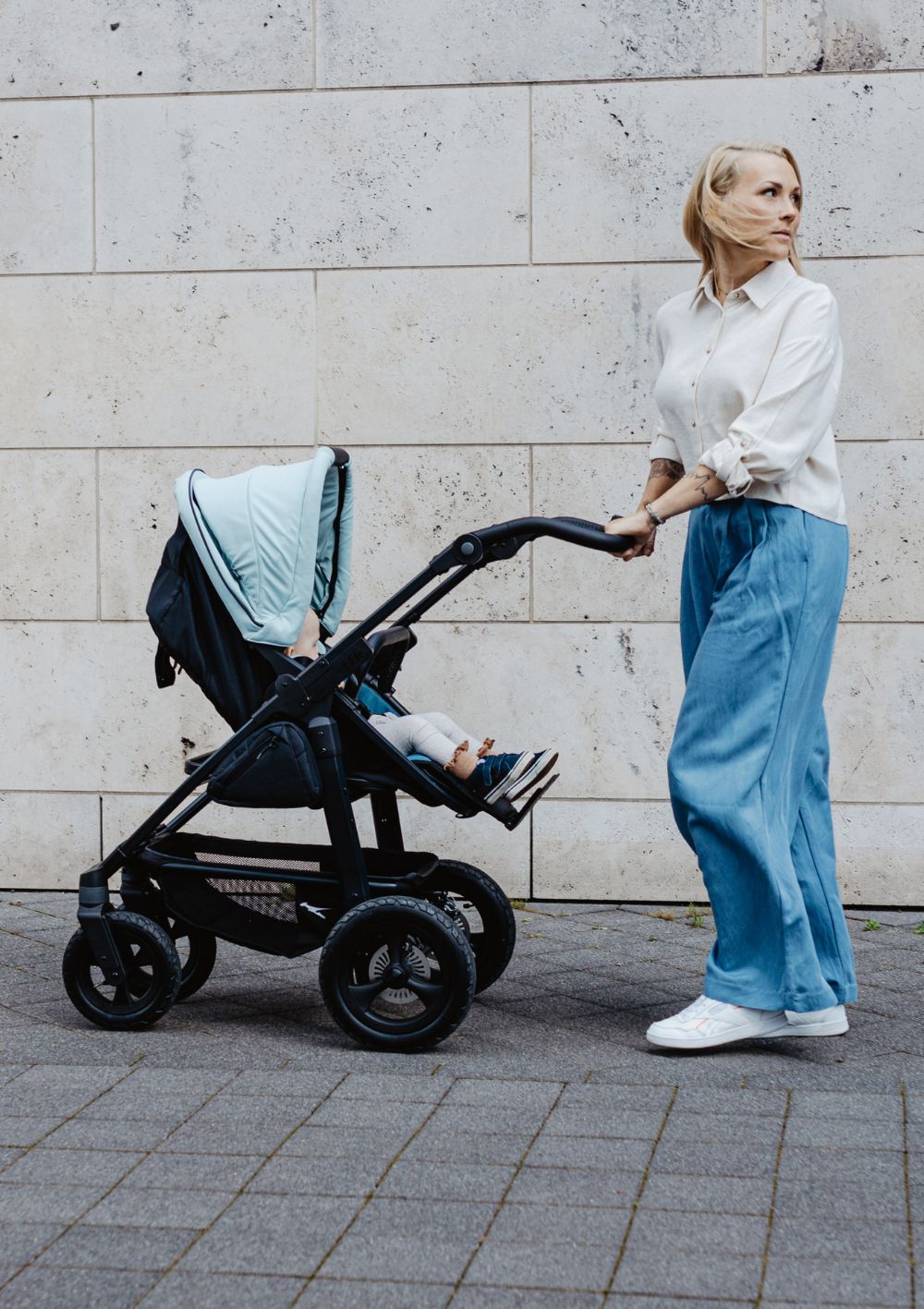 TFK Kombi Kinderwagen 'Mono 4' Blau