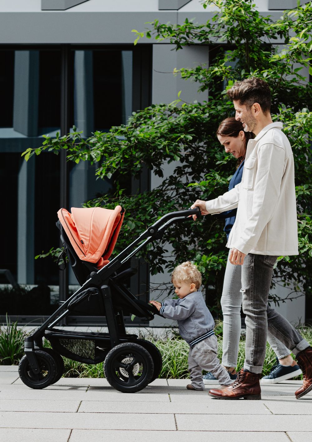 TFK Kombi Kinderwagen 'Mono 4' Lachs