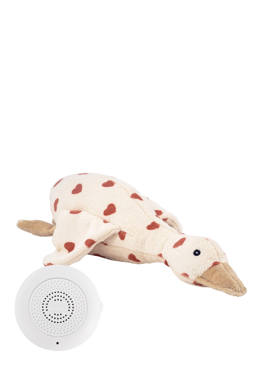 flow AMSTERDAM Kuscheltier mit Spieluhr 'Liva' Beige Hearts