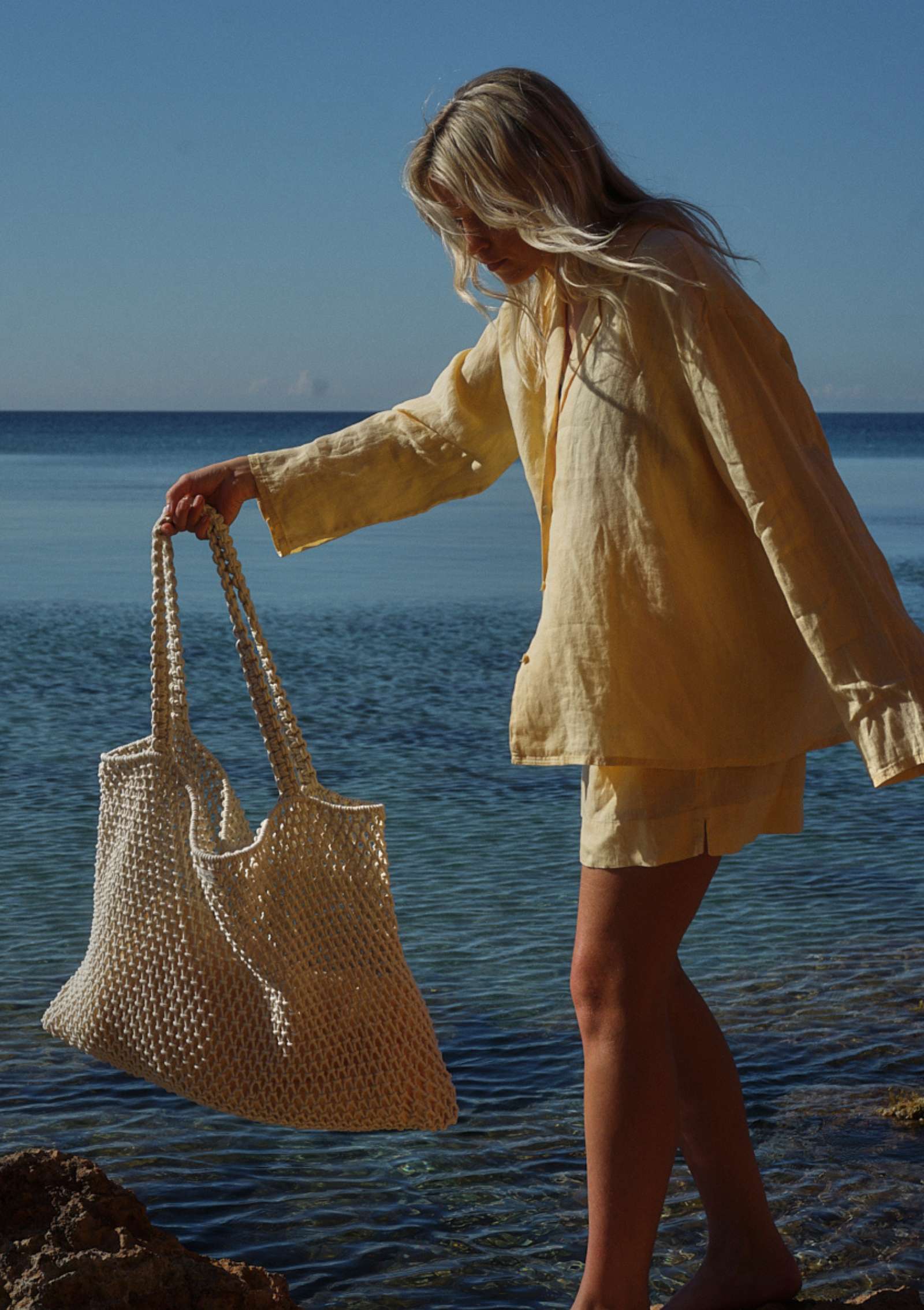 Studio Noos Tasche 'Macrame Mom-Bag' Natural