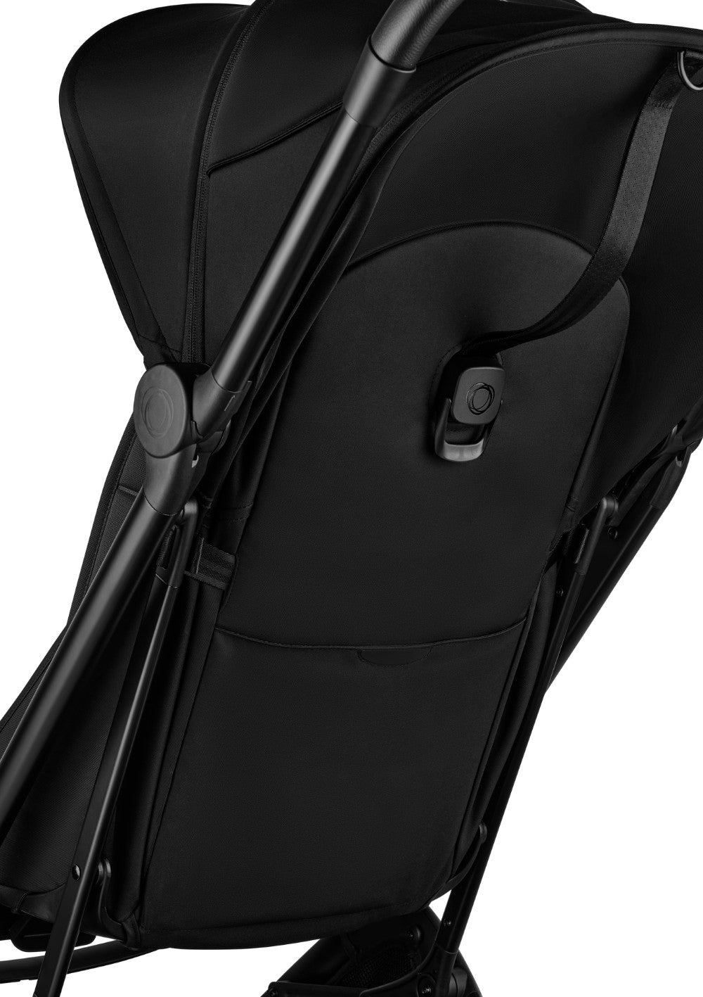 Bugaboo Buggy 'Butterfly 2' Mitternachtsschwarz – Nahansicht Aufbewahrungstasche
