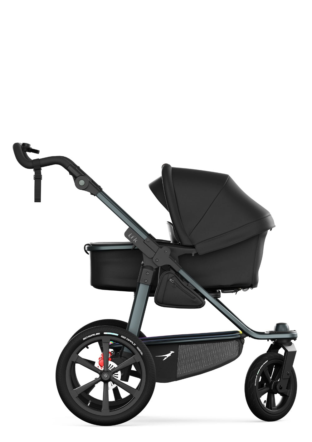 tfk kinderwagen fahrradanhänger TFK Kombi-Kinderwagen 'Pro' schwarz