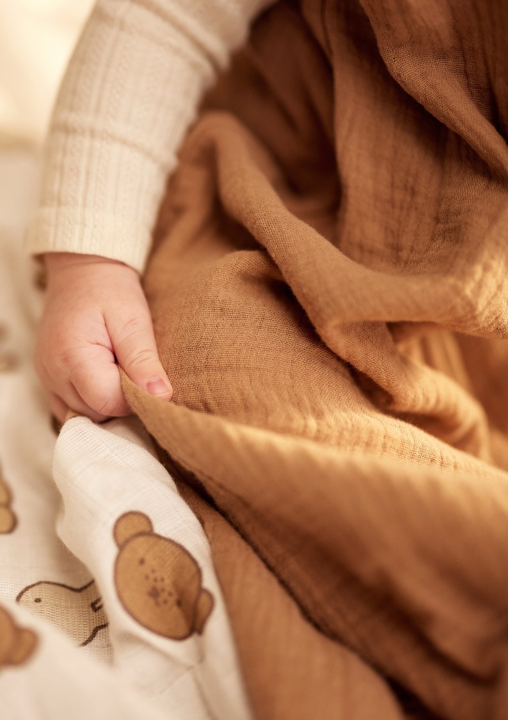 Jollein Baby Schlafsack Musselin Biscuit