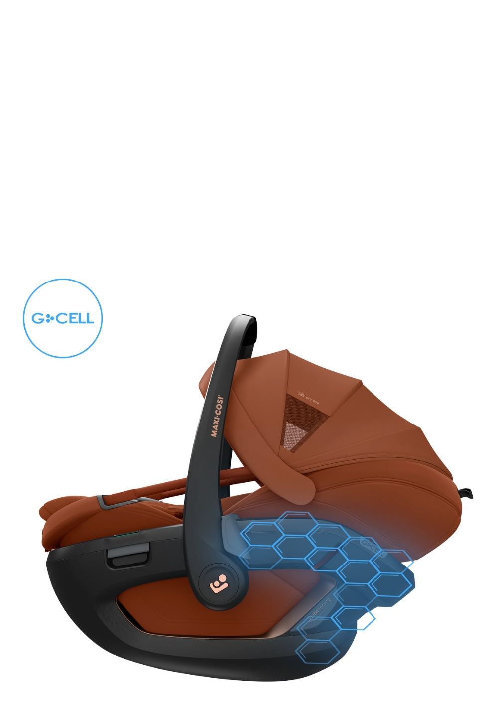 Maxi-Cosi Babyschale 'Coral Slide Pro' Copper Terra mit G-CELL-Technologie